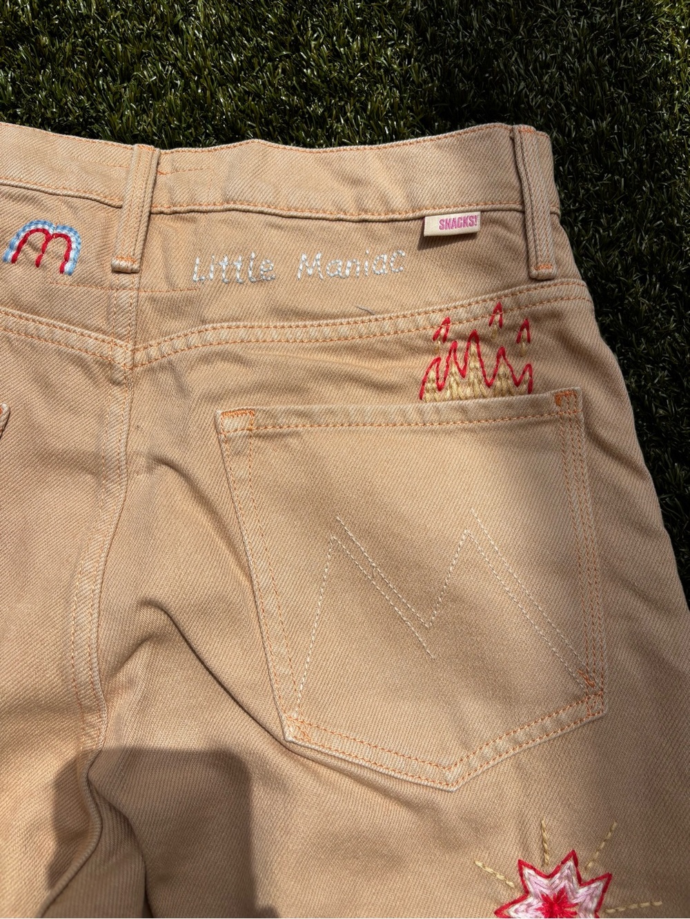 MOTHER double Nip nacho mid rise wide leg - Picture 15 of 16